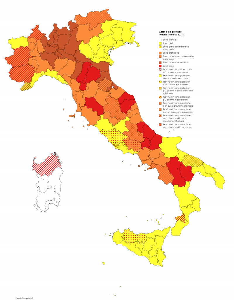Restrizioni natalizie: Italia verso zone rosse e arancioni?