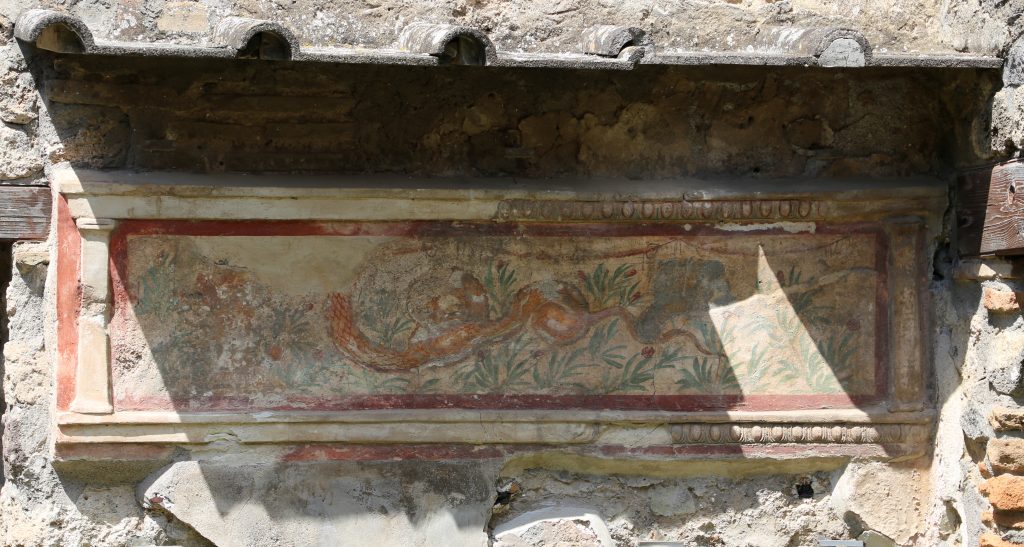 Scoperta a Pompei: un sontuoso triclinio con scene della guerra di Troia