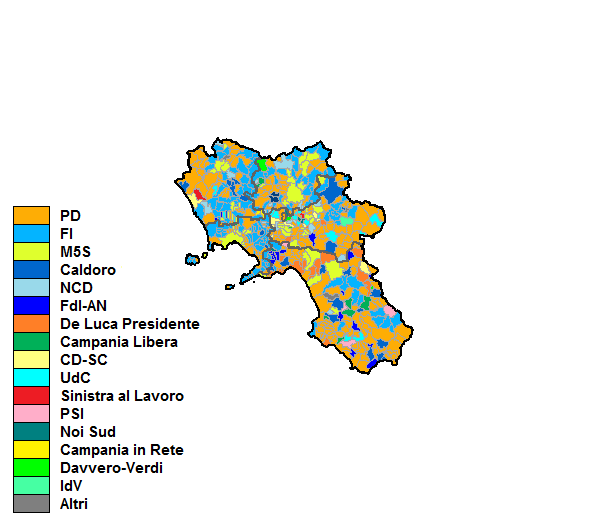 Elezioni Regionali Campania 2015: De Luca trionfa, sconfitti i candidati nocerini