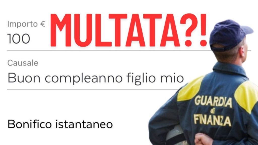 Bonifico al figlio