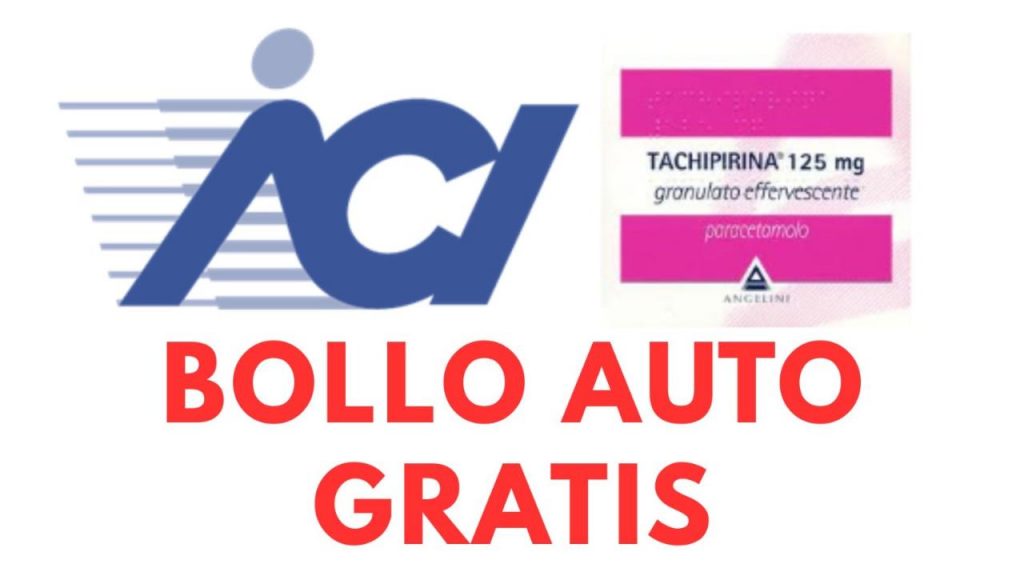 “Questo mese ho preso 3 Tachipirine” “Ok, tu non paghi” | ESENZIONE BOLLO AUTO: ti basta l’autocertificazione