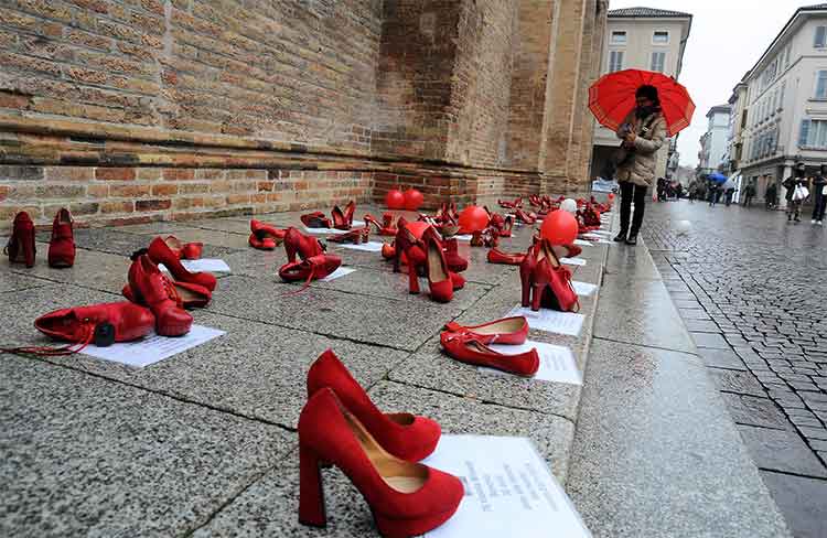 scarpe rosse, simbolo di femminilità