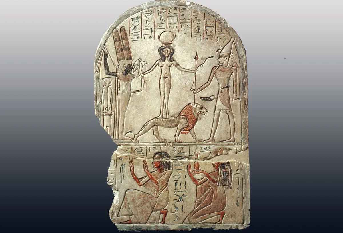 Una raffigurazione egizia di Anath