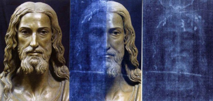 Il volto dell'uomo della Sindone ricavato da un'elaborazione tridimensionale dell'immagine