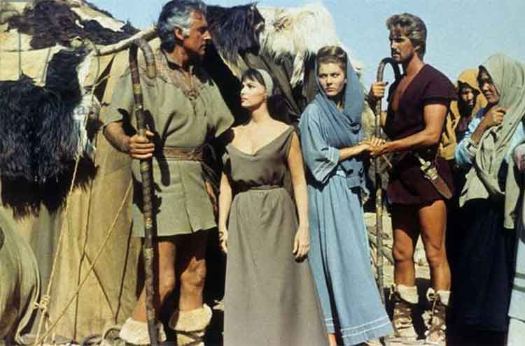 Una immagine tratta dal film Sòdoma e Gomorra del 1962