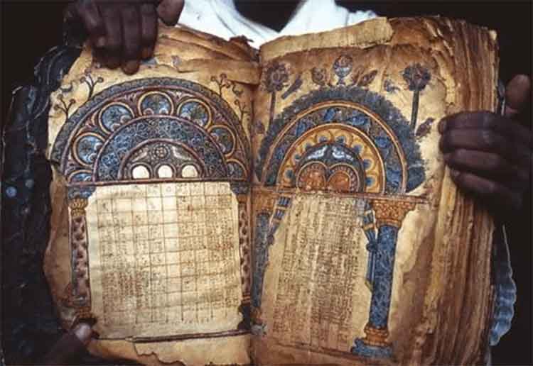 La Bibbia ritrovata nel 2021 in Etiopia