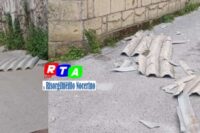 Nocera Inferiore, volano pezzi di eternit dal tetto dell’ex fabbrica Galano a Casolla