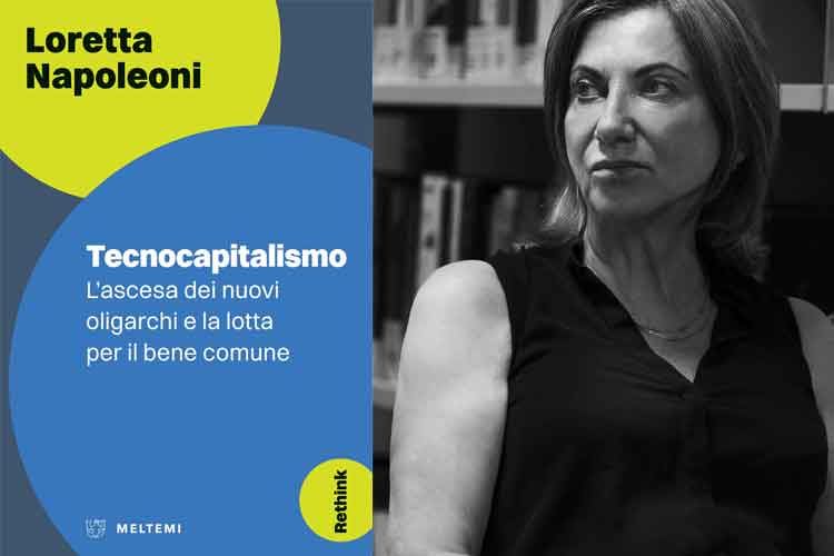 Loretta Napoleoni e la copertina del suo nuovo saggio