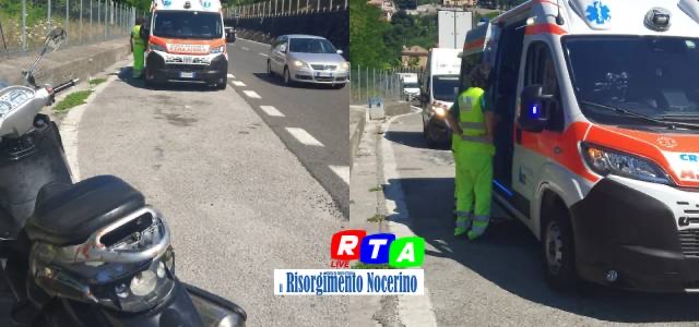 Vietri sul Mare, incidente in autostrada tra moto e auto